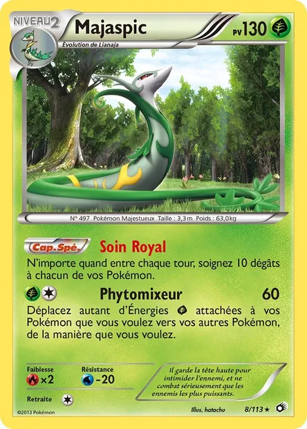 Majaspic, carte Pokémon LTR 8 — extension Legendary Treasures