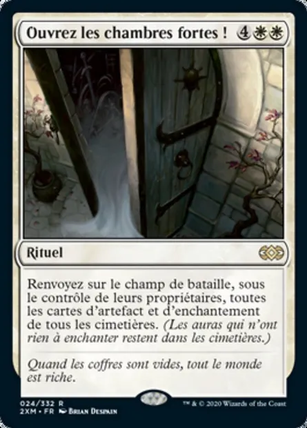 Ouvrez les chambres fortes !, carte Magic 2XM 24 — extension Double Masters
