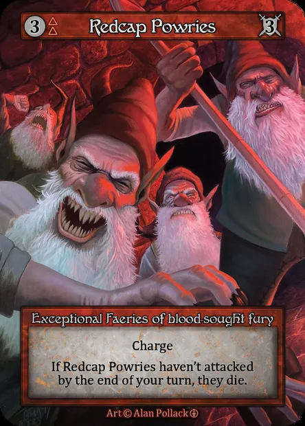 Redcap Powries, Sorcery card ATH 058 — Arthurian Legends set