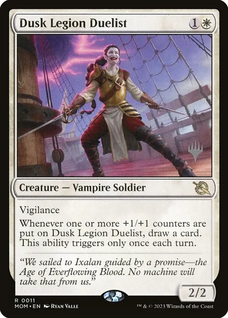 Duelliste de la Légion du crépuscule, carte Magic PMOM 11p — extension March of the Machine Promos