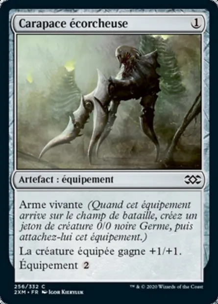 Carapace écorcheuse, carte Magic 2XM 256 — extension Double Masters