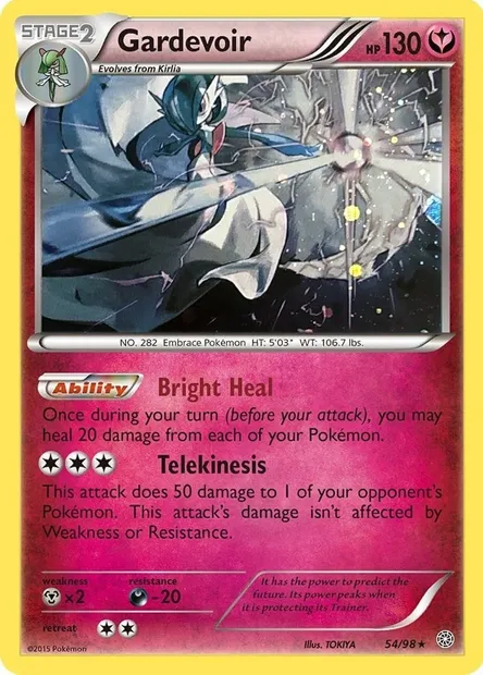 Gardevoir, carte Pokémon TDX 054 — extension Theme Deck & Blisters Exclusives