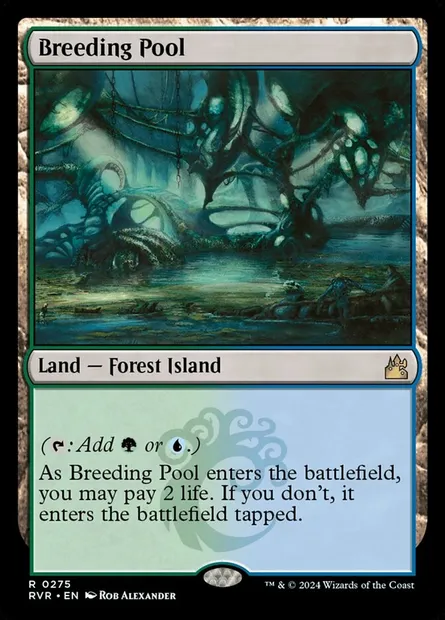Breeding Pool, Magic card RVR 275 — Ravnica Remastered set