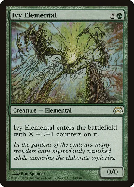 Ivy Elemental, Magic card HOP 74 — Planechase set