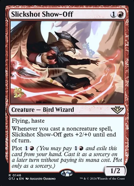 Slickshot Show-Off, Magic card POTJ 146s — Outlaws of Thunder Junction Promos set