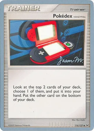 Pokedex (HANDY910is), carte Pokémon WCD09 114 — extension World Championship Decks 2009