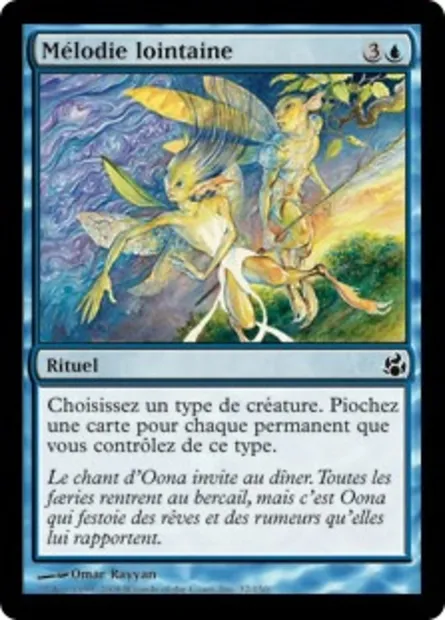 Mélodie lointaine, carte Magic MOR 32 — extension Leveciel