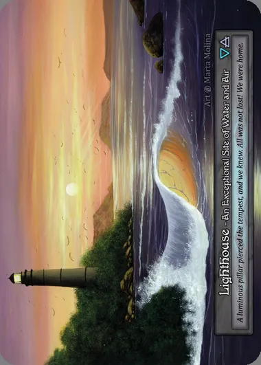 Lighthouse, carte Sorcery BET 369 — extension Beta