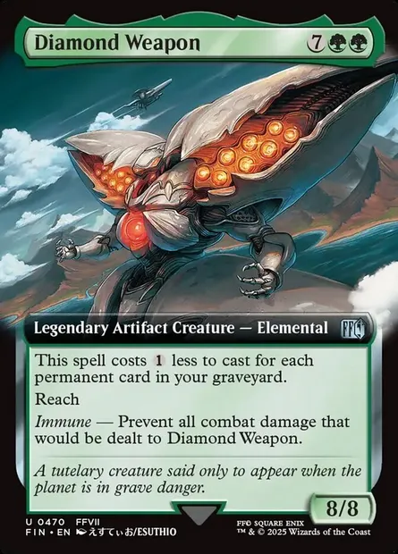 Diamond Weapon, Magic card FIN 470 — Final Fantasy set