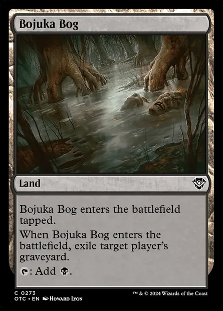 Bojuka Bog, Magic card OTC 273 — Outlaws of Thunder Junction Commander set