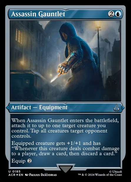 Assassin Gauntlet, Magic card ACR 185 — Assassin's Creed set