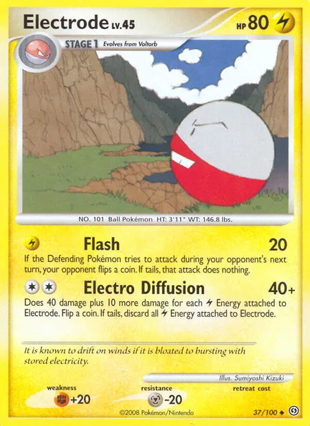 Electrode, Pokémon card SF 37 — Stormfront set