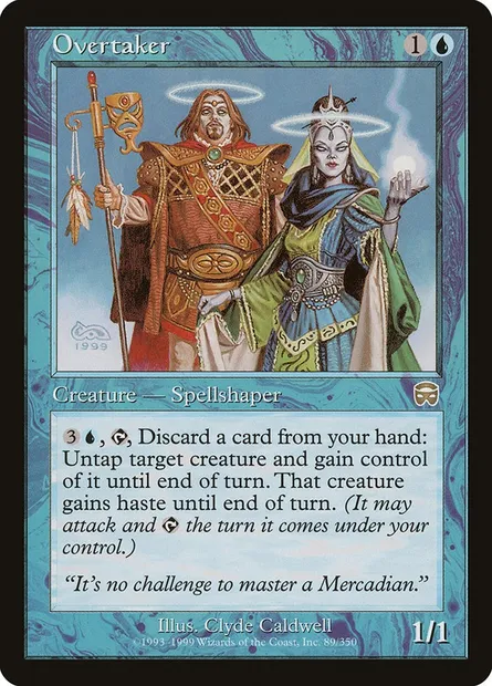 Overtaker, Magic card MMQ 89 — Mercadian Masques set