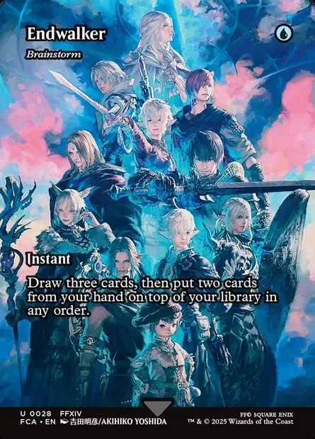 Brainstorm, Magic card FCA 28 — Final Fantasy: Through the Ages set