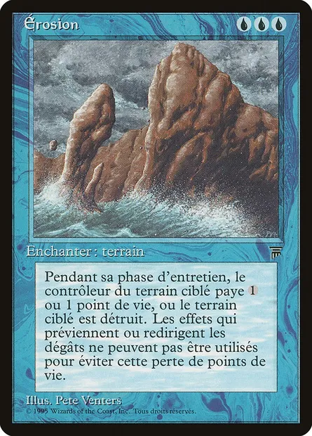 Érosion, carte Magic REN 29 — extension Renaissance