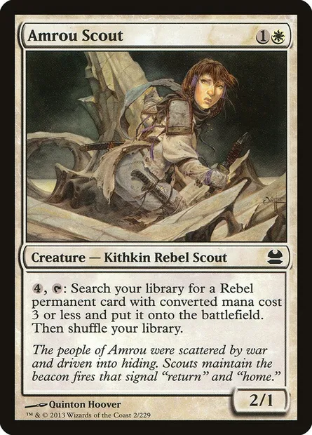 Amrou Scout, Magic card MMA 2 — Modern Masters set