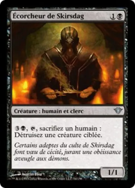 Écorcheur de Skirsdag, carte Magic DKA 74 — extension Obscure Ascension