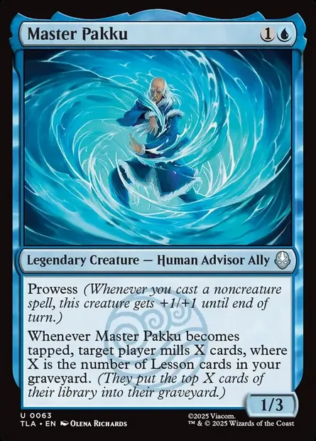 Master Pakku, Magic card TLA 63 — Avatar: The Last Airbender set