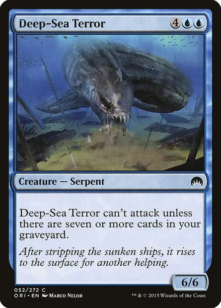 Deep-Sea Terror, Magic card ORI 52 — Magic Origins set