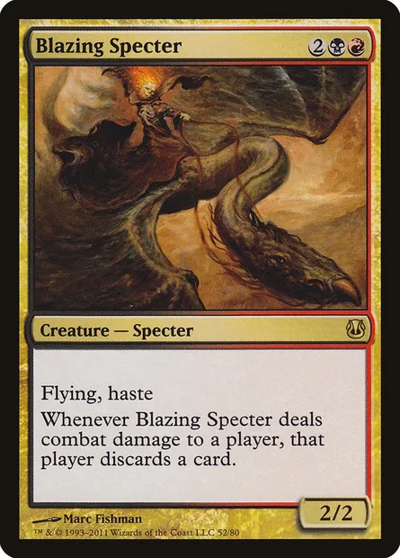 Blazing Specter, Magic card DDH 52 — Duel Decks: Ajani vs. Nicol Bolas set