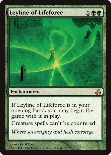 Leyline of Lifeforce, Magic card GPT 90 — Guildpact set