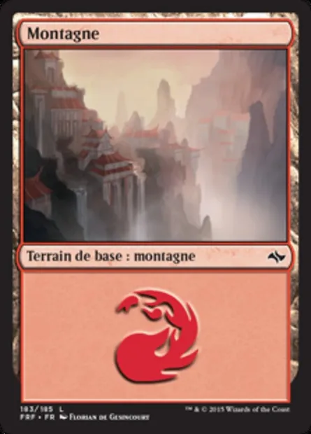 Montagne, carte Magic FRF 183 — extension Destin reforgé