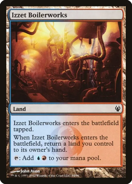 Izzet Boilerworks, Magic card DDJ 34 — Duel Decks: Izzet vs. Golgari set