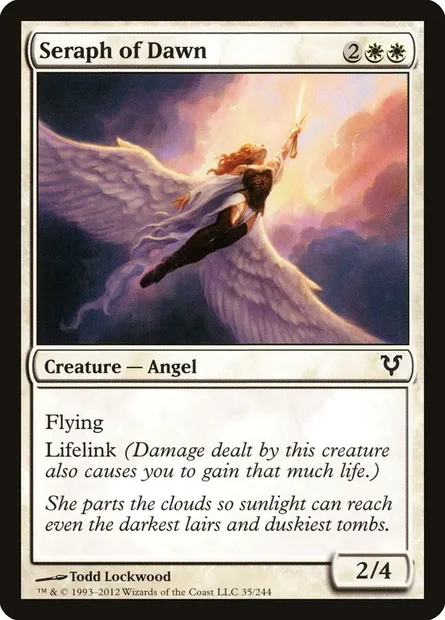 Seraph of Dawn, Magic card AVR 35 — Avacyn Restored set