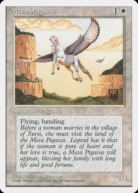 Mesa Pegasus, Magic card 4ED 35 — Fourth Edition set