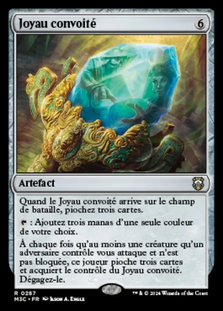 Joyau convoité, carte Magic M3C 287 — extension Modern Horizons 3 Commander