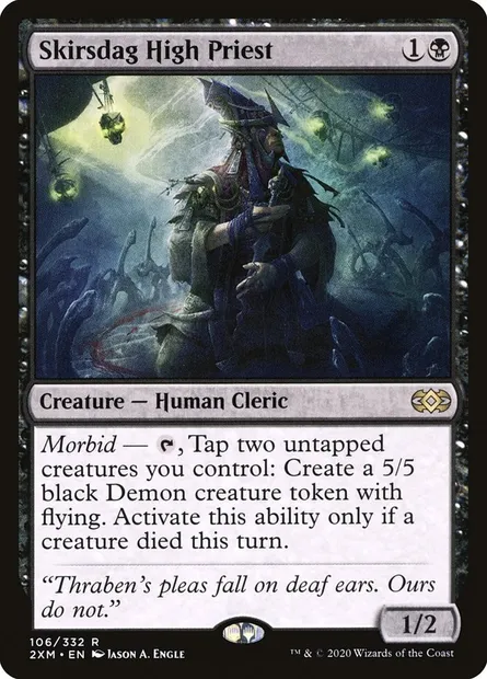 Skirsdag High Priest, Magic card 2XM 106 — Double Masters set