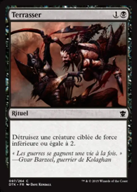 Terrasser, carte Magic DTK 97 — extension Les Dragons de Tarkir