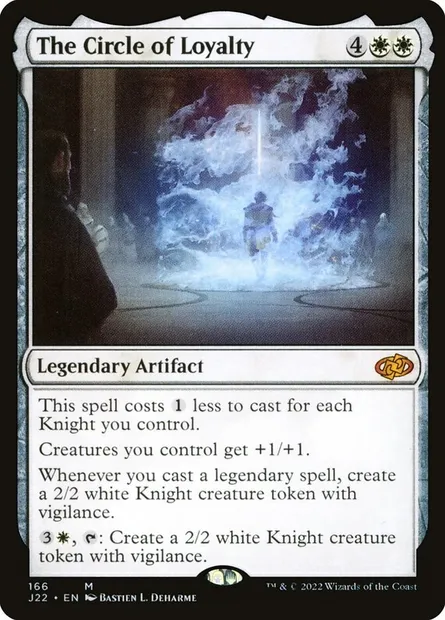 The Circle of Loyalty, Magic card J22 166 — Jumpstart 2022 set