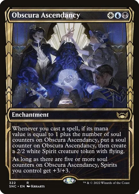 Obscura Ascendancy, Magic card SNC 322 — Streets of New Capenna set