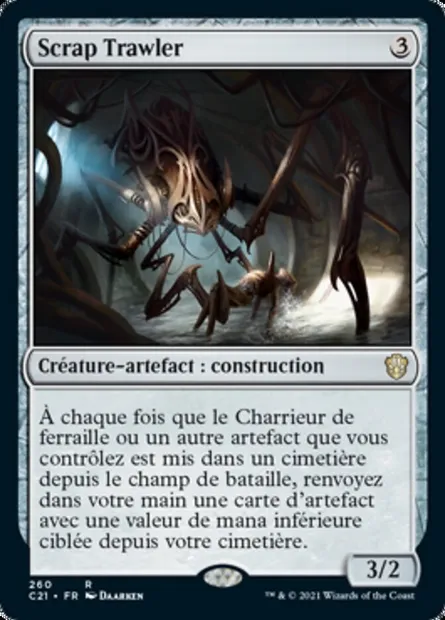 Charrieur de ferraille, carte Magic C21 260 — extension Commander 2021