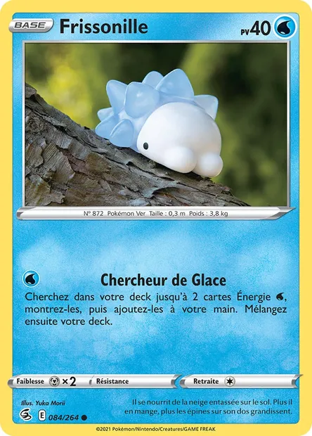 Frissonille, carte Pokémon FST 84 — extension Poing de Fusion