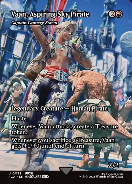 Capitaine Lanneray Tempeste, carte Magic FCA 38 — extension Final Fantasy: Through the Ages