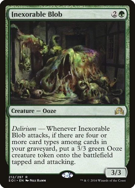 Inexorable Blob, Magic card SOI 212 — Shadows over Innistrad set