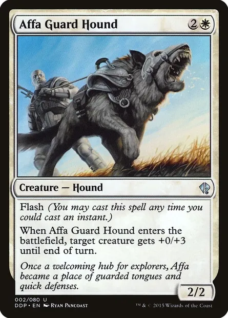 Affa Guard Hound, Magic card DDP 2 — Duel Decks: Zendikar vs. Eldrazi set