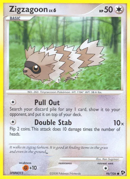 Zigzaton, carte Pokémon GE 96 — extension Duels au Sommets