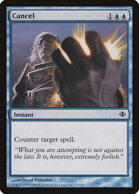 Cancel, Magic card ALA 33 — Shards of Alara set