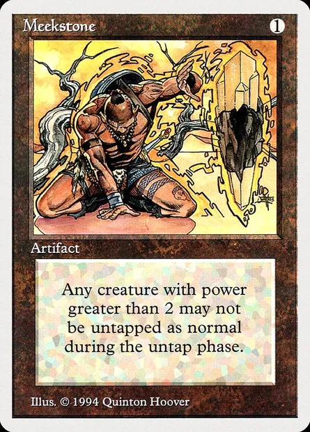 Pierre de soumission, carte Magic SUM 264 — extension Summer Magic / Edgar