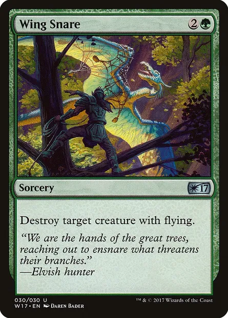 Wing Snare, Magic card W17 30 — Welcome Deck 2017 set