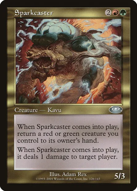 Lanceur d'étincelles, carte Magic PLS 126 — extension Planeshift