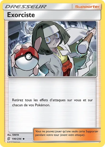 Exorciste, carte Pokémon UNM 190 — extension Harmonie des Esprits