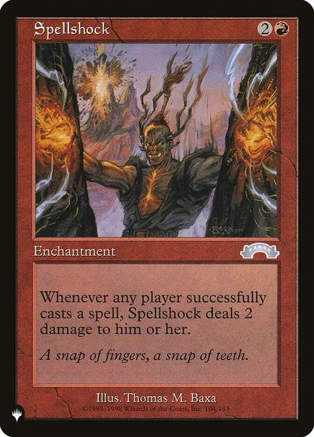 Spellshock, Magic card PLST EXO-104 — The List set