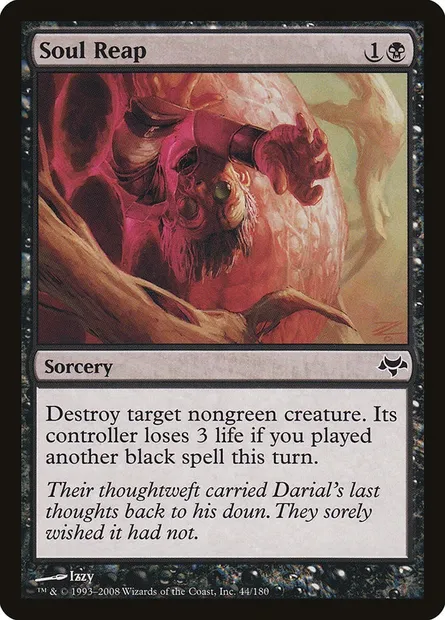 Soul Reap, Magic card EVE 44 — Eventide set