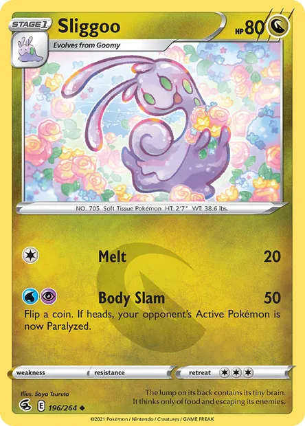 Sliggoo, Pokémon card FST 196 — Fusion Strike set
