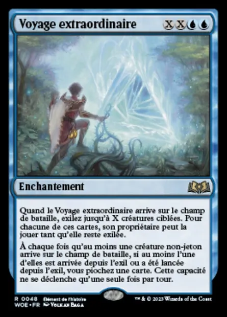 Voyage extraordinaire, carte Magic WOE 48 — extension Wilds of Eldraine