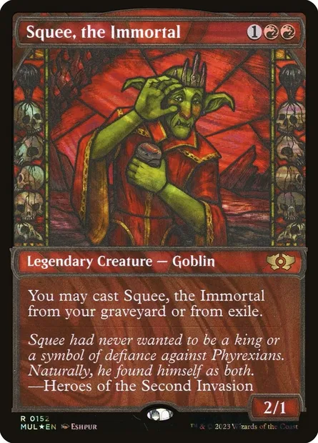 Squee, the Immortal, Magic card MUL 152 — Multiverse Legends set